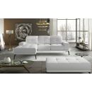 Eltap Torrense Soft Corner Sofa 53x265x98cm, White (Tor_76)