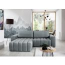 Eltap Bonett Solar Corner Pull-Out Sofa 175x250x92cm, Grey (Bon_57)