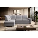 Eltap Siber Gojo Corner Pull-Out Sofa 186x270x93cm, Grey (CO-SIB-LT-04GO)