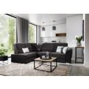 Eltap Siber Loco Corner Pull-Out Sofa 186x270x93cm, Grey (CO-SIB-LT-05LO)