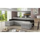 Eltap Markos Berlin/Soft Corner Pull-Out Sofa 57x314x86cm, Grey (M16)