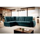 Eltap Sado Lux Corner Pull-Out Sofa 192x272x95cm, Green (CO-SAD-LT-39LU)