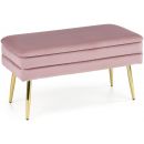 Halmar Velvet Bedside Table, 42x78x37cm