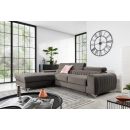 Eltap Grayson Loco Corner Pull-Out Sofa 205x278x92cm, Grey (CO-GRA-LT-04LO)