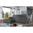 Eltap Trevisco Paros Corner Pull-Out Sofa 216x272x100cm, Grey (Tre_51)