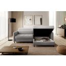 Eltap Gomsi Touch Corner Pull-Out Sofa 165x228x100cm, Grey (CO-GOM-RT-03TOU)