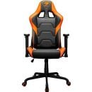 Gaming Krēsls Cougar Armor Elite, 49x54.5x133cm, Melns/Oranžs (CGR-ARMOR ELITE-O)