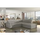 Eltap Elano Berlin Corner Pull-Out Sofa 212x255x90cm, Grey (EL54)