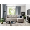 Eltap Roxi Savoy Corner Pull-Out Sofa 165x240x90cm, Grey (CO-ROX-U-07SAV)