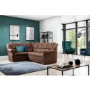 Eltap Lord II Texas Corner Pull-Out Sofa 190x243x105cm, Brown (LII_043)