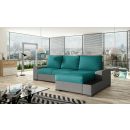 Eltap Black Dora/ Dora Corner Pull-Out Sofa 165x245x90cm, Green (Ng19)