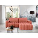 Eltap Bonett Solar Corner Pull-Out Sofa 175x250x92cm, Pink (Bon_54)