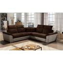 Eltap Federico Kronos/Paros Corner Pull-Out Sofa 268x268x102cm, Brown (Fed_06)