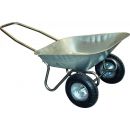 Garden Wheelbarrow 66l Silver (4750959006290)