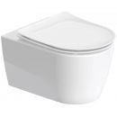 Duravit Soleil by Starck Wall-Mounted Toilet with Seat, White (45910920A1)