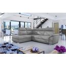 Eltap Loreto Monolith Corner Pull-Out Sofa 60x260x102cm, Grey (Lor_39)