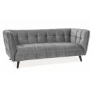 Neizvelkams Dīvāns Signal Castello 3, 85x200x78cm, Pelēks (CASTELLO3V14)