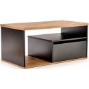 Halmar Pantera Coffee Table, 110x60x50cm Brown, Black (V-PL-PANTERA-WOTAN/CZARNY)
