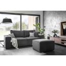 Извлекаемый диван Eltap 260x104x96 см универсальный угол, серый (SO-SILL-06VE)