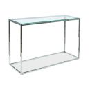 Signal Hilton C Glass Coffee Table, 120x40x78cm, Grey (HILTONCS)