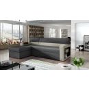 Eltap Rico Soro/Soro Corner Pull-Out Sofa 55x250x85cm, Grey (R22)