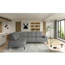 Eltap Theodore Poco Corner Sofa 200x275x77cm, Grey (CO-THE-LT-04PO)