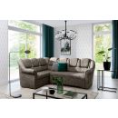 Eltap Lord II Dora Corner Pull-Out Sofa 190x243x105cm, Beige (LII_068)