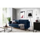 Угловой диван Eltap Revi с выдвижным механизмом, 215x92x98 см, универсальный, синий (SO-REV-40LO)