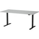 Martin Electric Height Adjustable Desk 160x80cm Black/Stone Grey (28-0713-10)