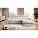 Eltap Fresia Inari Corner Pull-Out Sofa 176x247x104cm, Beige (CO-FR-RT-22IN)