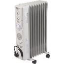 Eļļas Radiators Comfort C326-9VT ar termostatu ar ventilatoru ar taimeri 2000W White (59326)