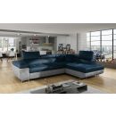 Eltap Anton Monolith/Monolith Corner Pull-Out Sofa 203x272x85cm, Blue (An_29)