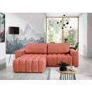 Eltap Bonett Solar Corner Pull-Out Sofa 175x250x92cm, Pink (Bon_53)