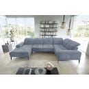 Eltap Neviro Loco Corner Sofa 201x350x77cm, Blue (CO-NEV-RT-03LO)