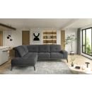 Eltap Theodore Cloud Corner Sofa 200x275x77cm, Grey (CO-THE-LT-06NU)