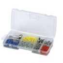 Stanley transparent organizer with multiple compartments