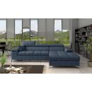 Eltap Ricardo Omega Corner Pull-Out Sofa 60x280x90cm, Blue (Ric_29)