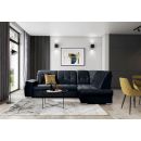 Eltap Sado Monolith Corner Pull-Out Sofa 192x272x95cm, Blue (CO-SAD-RT-79MO)