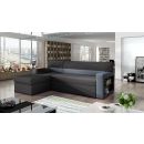 Eltap Rico Soro/Soro Corner Pull-Out Sofa 55x250x85cm, Grey (R21)