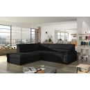 Eltap Elano Soft Corner Pull-Out Sofa 65x212x90cm, Black (EL20)