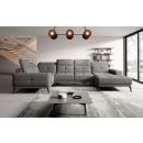 Eltap Neviro Marte Corner Sofa 201x350x77cm, Grey (CO-NEV-LT-130MAR)