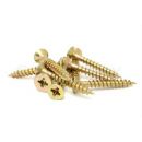 Wood screws, yellow Sp17Dz 6x90mm (100pcs)