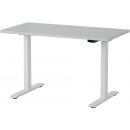 Martin Electric Height Adjustable Desk 120x60cm White/Stone Grey (28-0699-10)