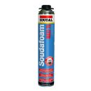 Poliuretāna Montāžas putas Soudal Soudafoam Gun Maxi 70 pistolei 870 ml, dzeltenas