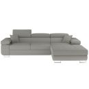 Stūra Dīvāns Eltap Armando 203x289x85cm Labais stūris, Pelēks (Armd_365)