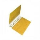 Insulation corner PVC 100x150x2500mm yellow mesh