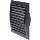 Europlast ND12A Ventilation Grille, 190x190mm, Black
