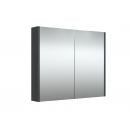 Raguvos Furniture 80 Mirror Cabinet Black Oak (1400501) NEW