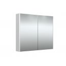 Raguvos Furniture 80 Mirrored Cabinet White Matte (1400512) NEW