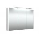 Raguvos Furniture 100 Garda Mirrored Cabinet White Glossy (1402711) NEW